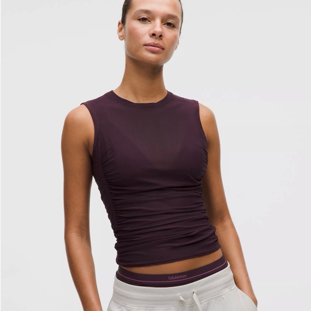 Lululemon Mesh Ruched Tank. XL